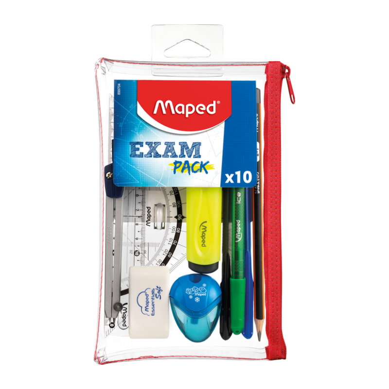 exam-pack-10-pcs-etui-a-crayons-transparent